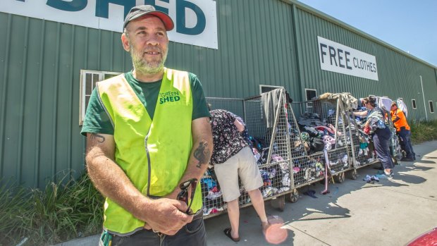 Almost six tonnes of clothing were dumped over the weekend at just one of the Green Shed's drop-off points in Mitchell.