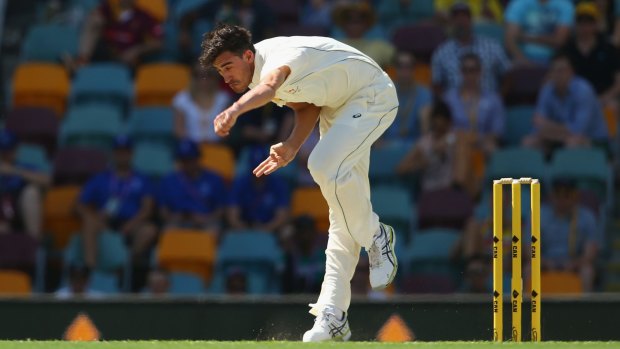 Wrecking ball: Mitchell Starc claimed two scalps.