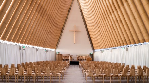 The cardboard cathedral in Christchurch.