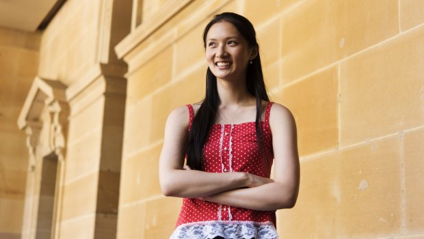 Victoria Xu, who has received a double scholarship for UNSW, picked electrical engineering over medicine.