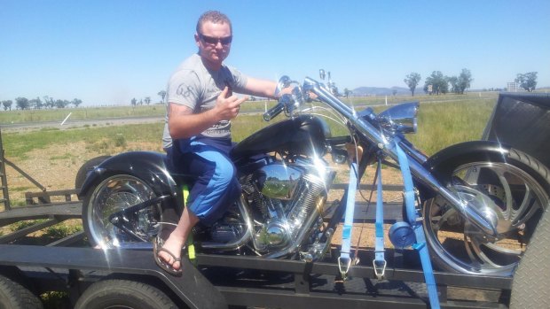 Jesse Leonard Menzies, 31, was charged with a string of firearm offences in April after he allegedly broke into rural homes and stole guns with a plan to sell them to bikies.