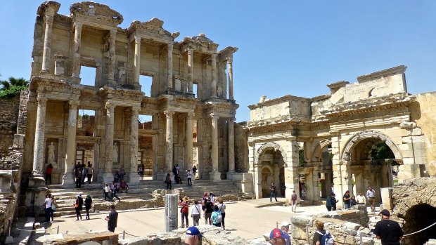 The Library of Celsus, Ephesus.