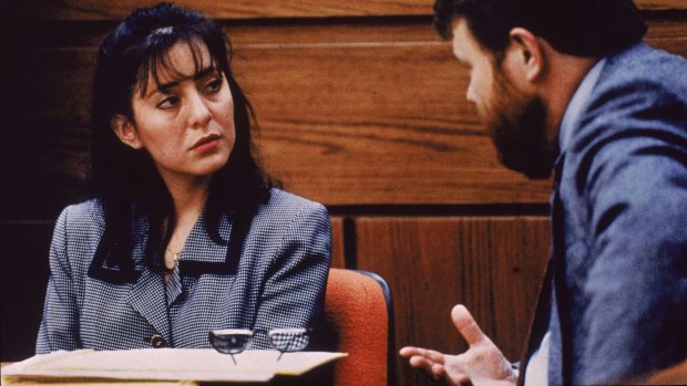Lorena Bobbitt on trial in 1994.