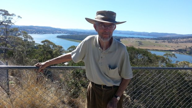 Ian Edwards on a visit to Tasmania.