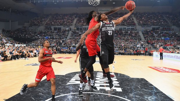 Pushed off: Hisense Arena could be off-limits for Melbourne United in November.