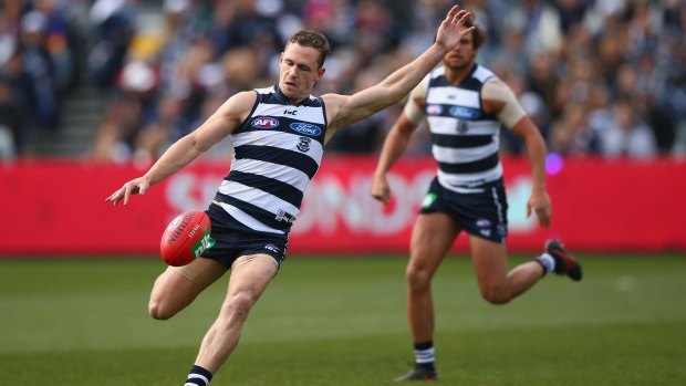 Big night: Joel Selwood  says he’ll be proud if Geelong supporters behave the right way towards Goodes. 