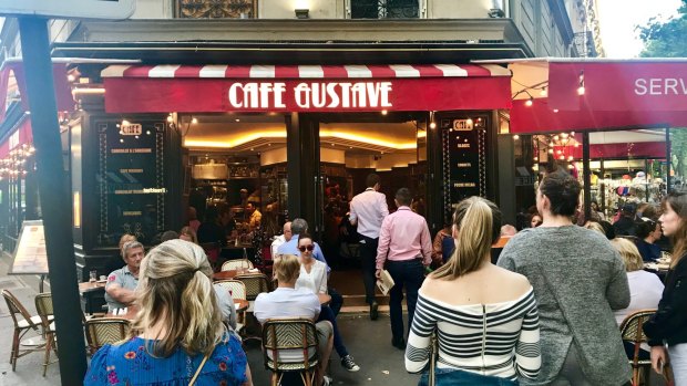 Adjacent to the Eiffel Tower, Cafe Gustave was our Bastille Day pick.