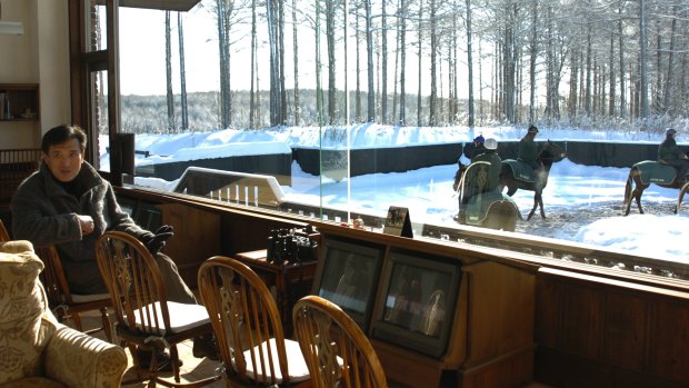 Katsumi Yoshida at Northern Farm in Hokkaido, in Japan's north.