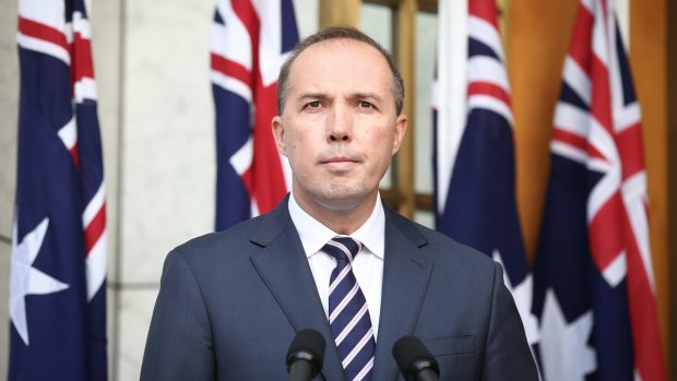 Immigration Minister Peter Dutton – exporting our problems far away.
