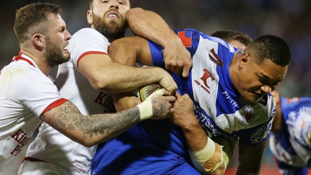 Canberra Raiders centre Joey Leilua is playing for Samoa in the World Cup.