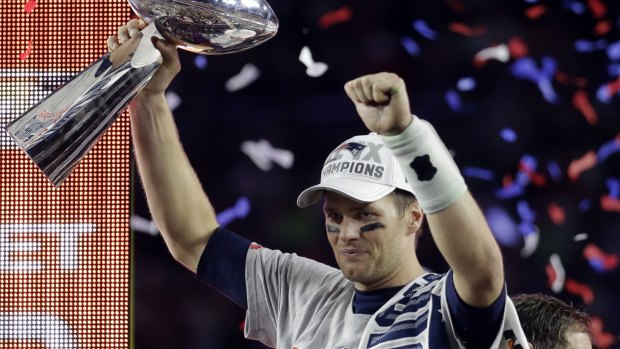 Banned: New England Patriots quarterback Tom Brady was stood down for four games over the "Deflategate" scandal.