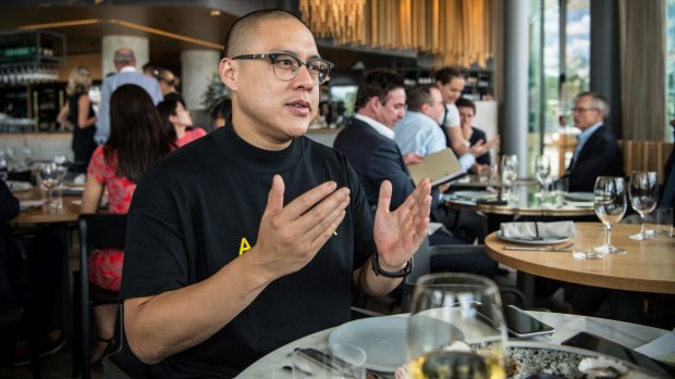 Merivale's executive chef Dan Hong said the restaurant trade 'is like going into war. I love it.'