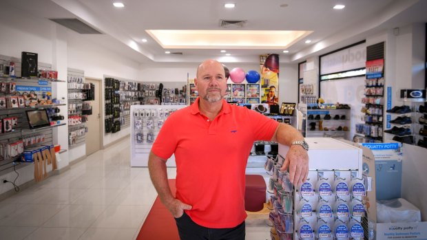 New Horizons shop owner Erez Baron says the roadworks have been bad for business.