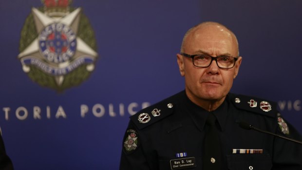 Chief Commissioner Ken Lay, who has announced a taskforce to examine claims of sexism and harassment in the force.