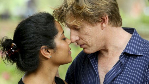 Shahana Goswami and David Wenham.