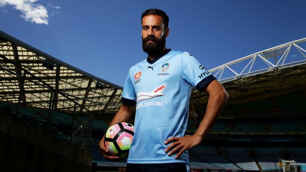 Ramping up the animosity: Sydney FC captain Alex Brosque didn't hold back when giving his opinion on the Wanderers.
