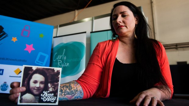 Sonya Ryan, whose daughter was killed by an online predator, will be at the Royal Canberra Show this weekend advising parents how to keep their children safe online.