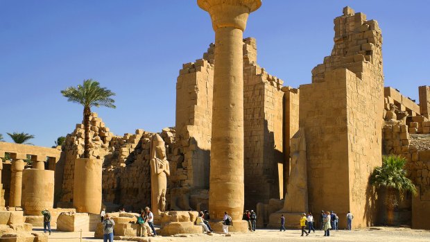 Karnak Temple in ancient Thebes is a UNESCO World Heritage Site.