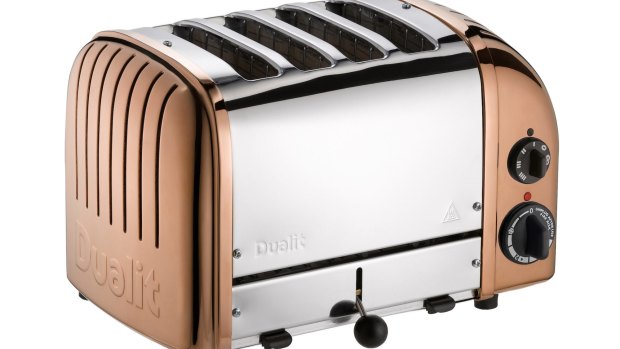 NewGen four slot toaster in copper, from J.R. Classic Trends.