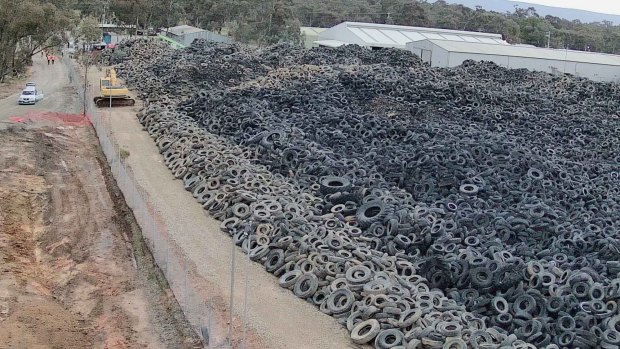 The clean-up will continue after a court rejected the property owner's bid to stop the EPA from removing the tyres.