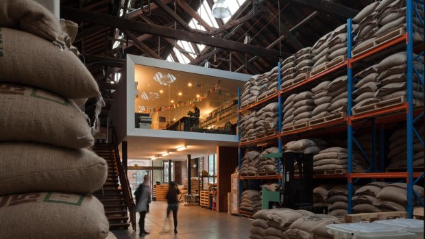 Coffee roastery and headquarters, Shed 13, Mojo Coffee.