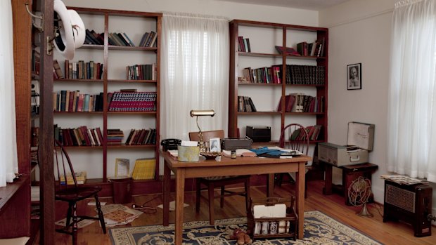 A recreation of Martin Luther King Jr's study at the Dexter Parsonage Museum, Montgomery, Alabama.