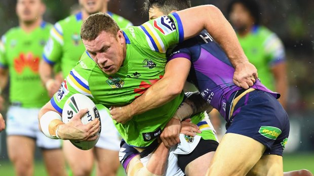 Bolter: Canberra's Shannon Boyd will start at prop for the Kangaroos.