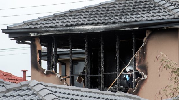 The house where the four-year-old died.