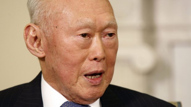 Lee Kuan Yew, the founder of modern Singapore, in 2009.