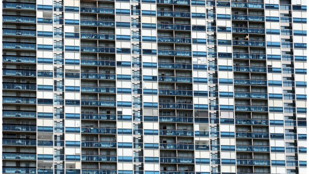  The QV apartment buidling in Melbourne's CBD.