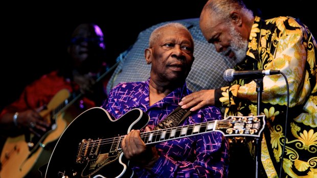 A supporter of Peter Noble's since 1978, blues guitar great BB King performed at Bluesfest in 2011 when he was 85 years old.