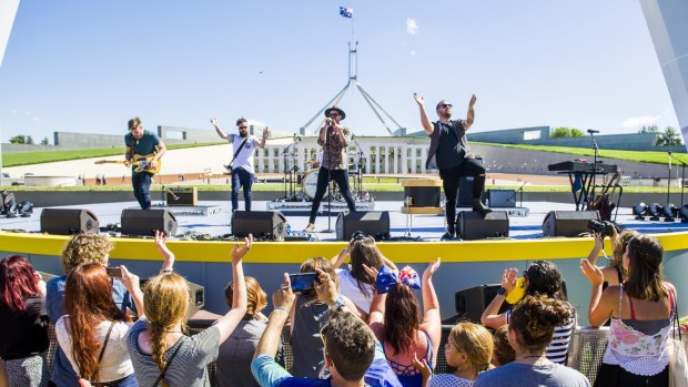 Cancelled: there will be no Australia Day Live concert in Canberra this year.