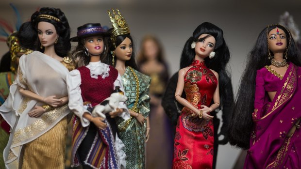Dolls of the world feature in the collection