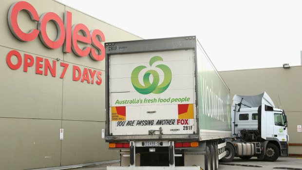 Coles and Woolworths are likely to feel the pinch from Amazon's arrival. 