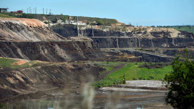 The Hazelwood coal mine in Morwell.