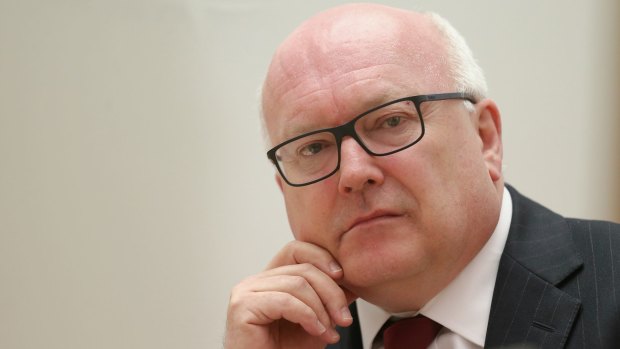 Attorney-General George Brandis maintains the new restrictions are legal.
