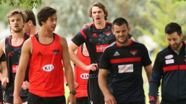 The Bombers had a time trial at Princes Park on Tuesday.