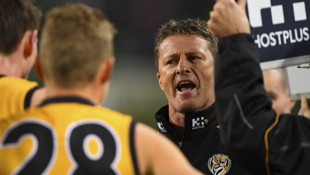 Tiger coach Damien Hardwick said momentum was important for his side.