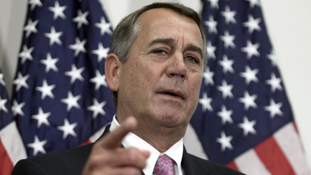 Former speaker John Boehner has a longstanding feud with Mr Cruz.