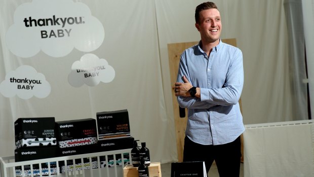 Daniel Flynn, co-founder and managing director of social enterprise Thankyou, is set to launch a new line of nappies and baby products. 