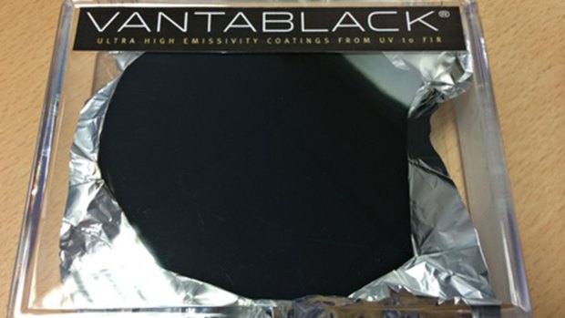 Blacker-than-black Vantablack is so non-reflective it can make three-dimensional shapes seem non-existent.