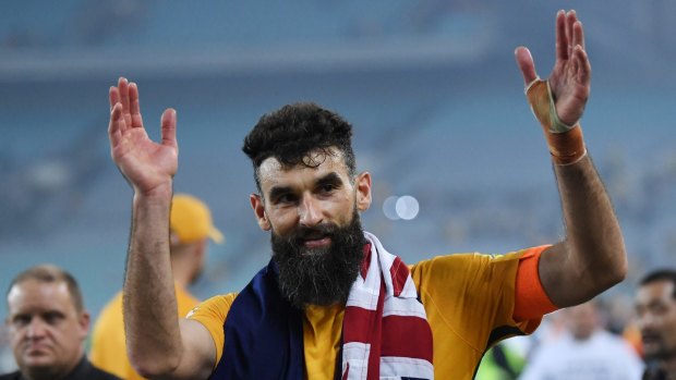 Mile Jedinak was the hat-trick hero for the Socceroos last Wednesday night.