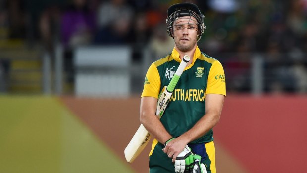Excited: AB de Villiers was concerned about the safety in playing with the pink ball, but is now excited for the prospect of a day-night Test against Australia.