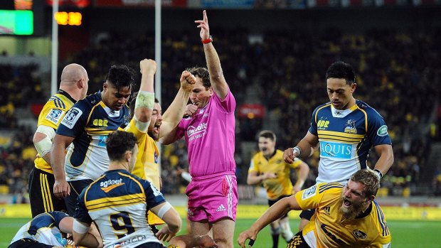 The Brumbies lost to the Wellington Hurricanes in the Super Rugby semi-final.