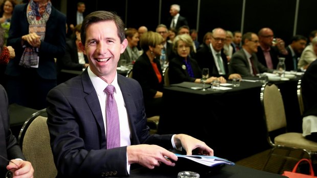 Education Minister Simon Birmingham says universities have been receiving "rivers of gold" from the taxpayer over recent years