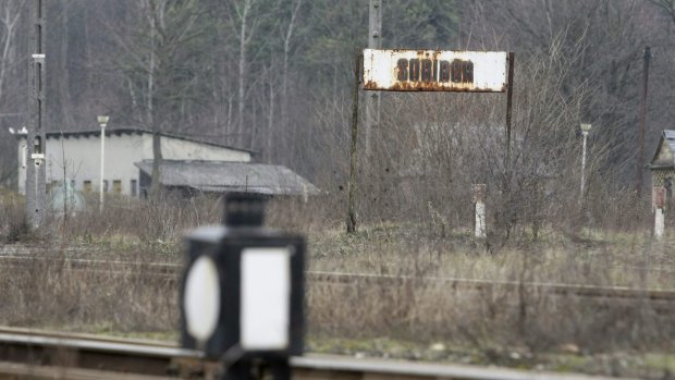 A view of the Sobibor train station in Poland in 2009. The Nazis killed at least 250,000 Jews at the Sobibor death camp during the Holocaust. 