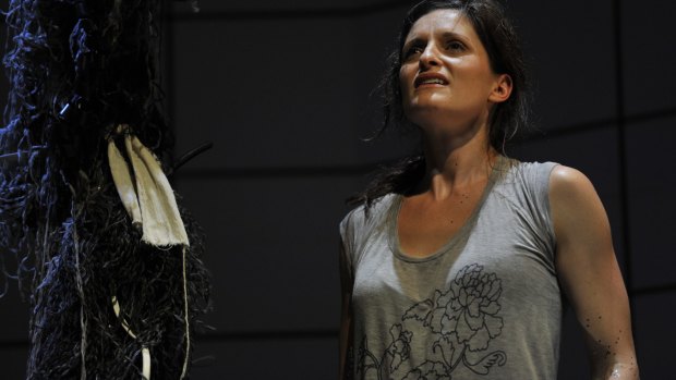 Luisa Hastings-Edge in Swallow at the National Theatre of Parramatta. 