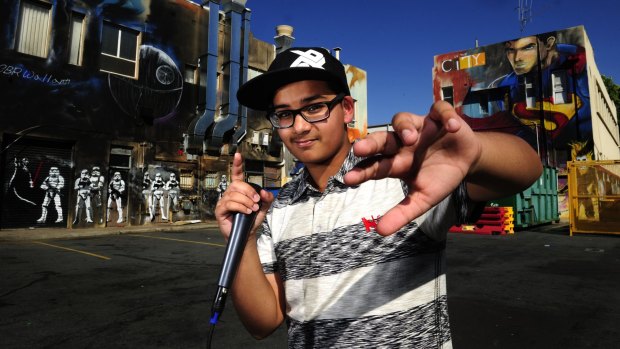 Canberra beatboxer Satvik 'Renagzy' Sharma,12, will perform at Saturday's Multicultural Festival.