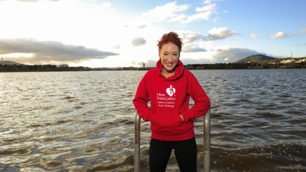 Kristen Henry, from Mix 106.3, will take part in the Heart Foundation's Canberra Celebrity Heart Challenge. 