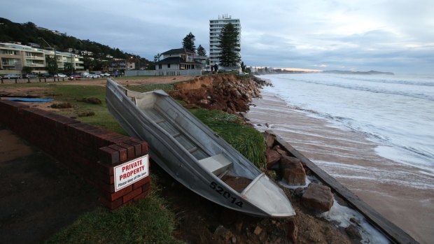 Collaroy, the morning after the big storm.